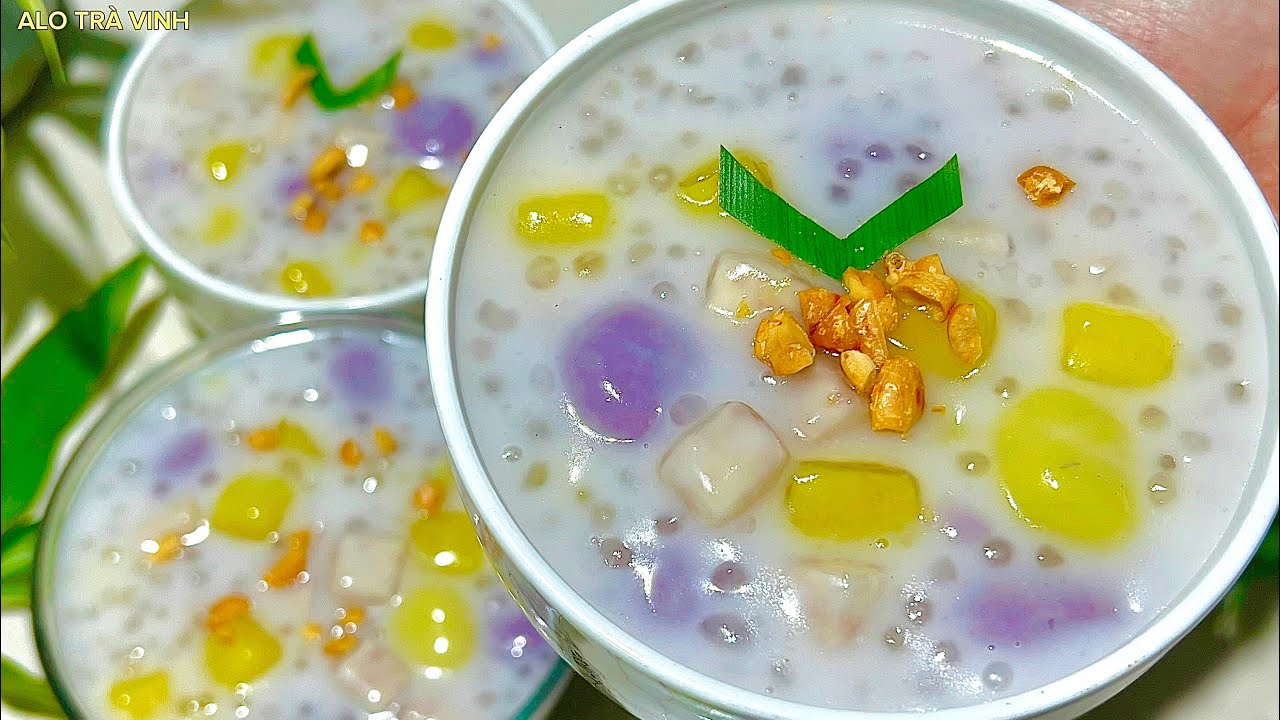 Món Chè Khoai Thập Cẩm Thơm Ngon Dễ Nấu Mà Ai Ăn Cũng Thích - Taro sago ball