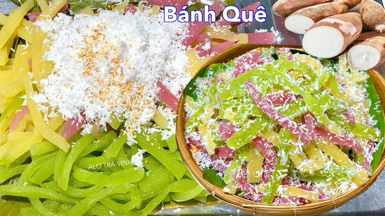 Món Bánh Dân Dã Miền Quê Dẻo Mềm Béo Ngon Từ Khoai Mì- Cassava cake