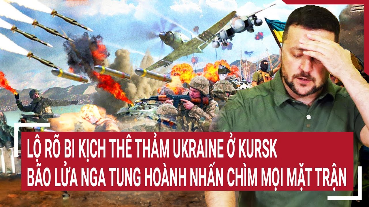 Lộ rõ bi kịch thê thảm Ukraine ở Kursk, bão lửa Nga tung hoành nhấn chìm mọi mặt trận