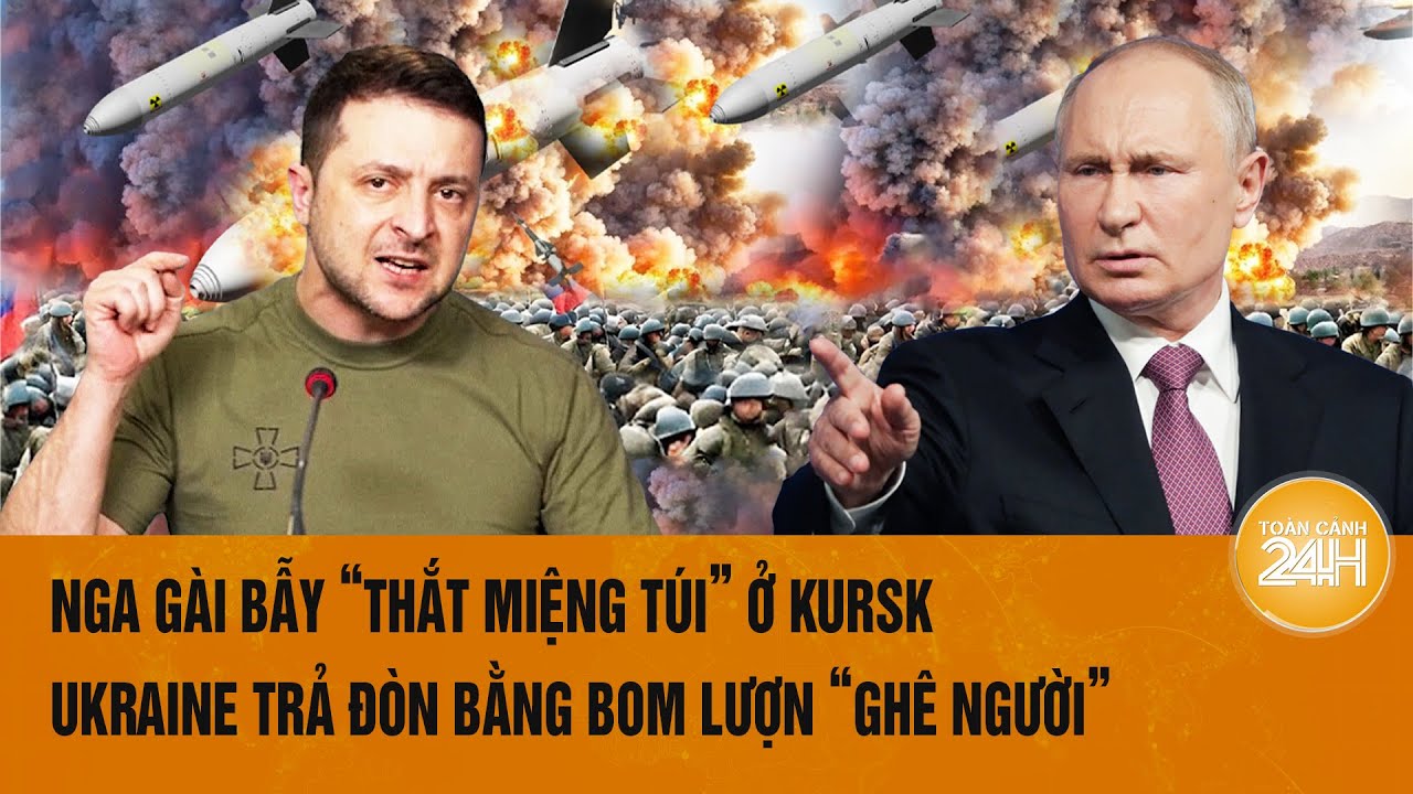 Thời sự quốc tế 17/9:Nga gài bẫy “thắt miệng túi” ở Kursk, Ukraine trả đòn bằng bom lượn “ghê người”