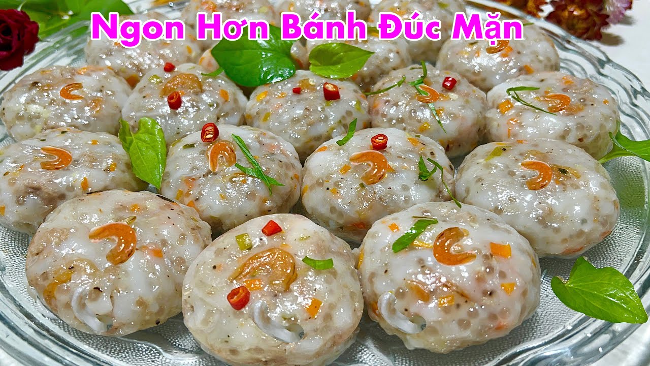 Có Khoai Môn Làm Bánh Hấp Kiểu Này Nhanh Lẹ Ngon Hơn Bánh Đúc- Taro Rice Cake