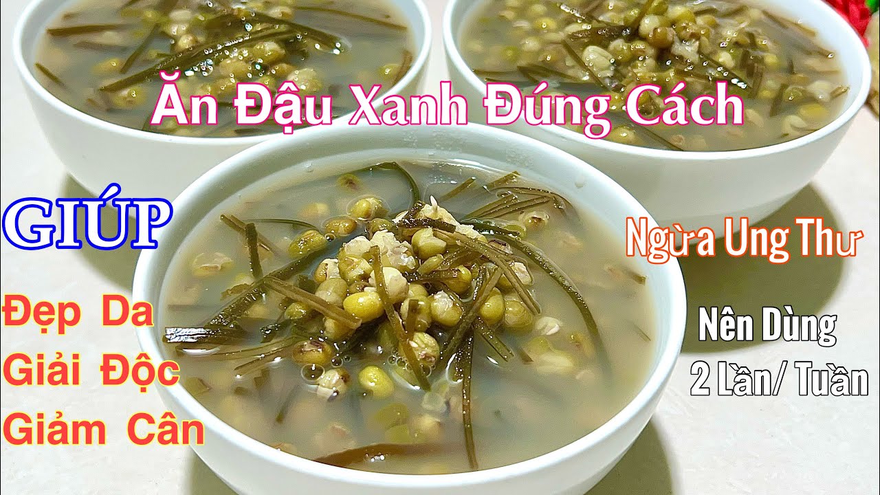 Bí quyết của Bà Tôi Nấu Đậu Xanh Nhanh Mềm không tách vỏ Không Kèm theo thứ gì - Great green beans