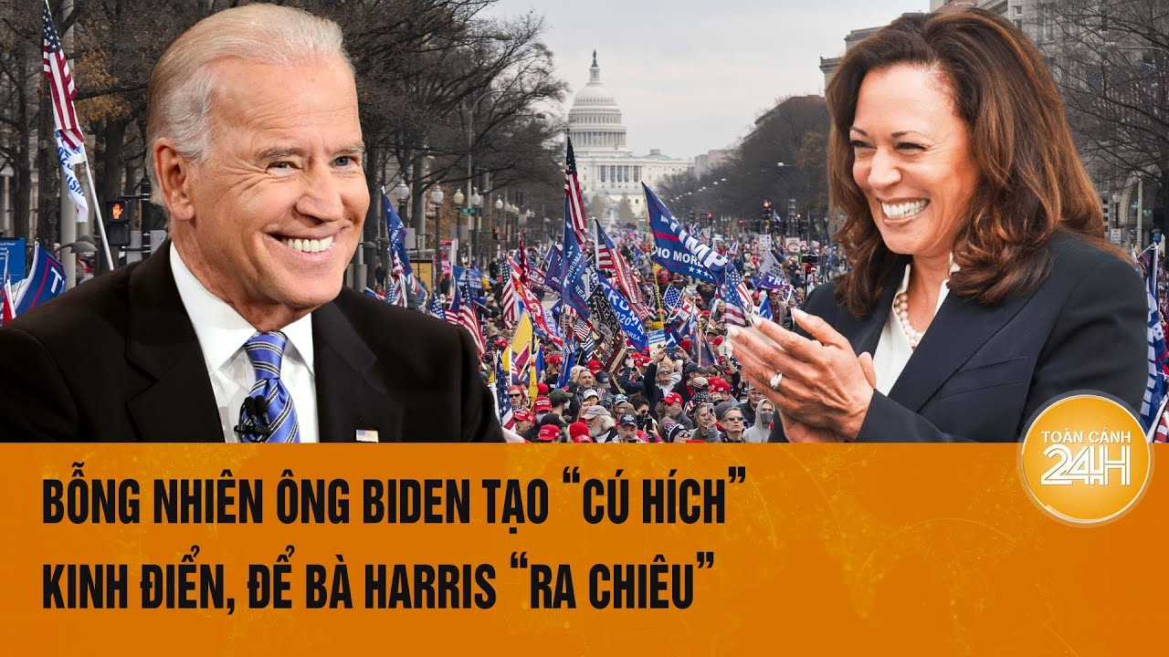 Thời sự quốc tế 2/8: Bỗng nhiên ông Biden tạo “cú hích” kinh điển để bà Harris “ra chiêu”