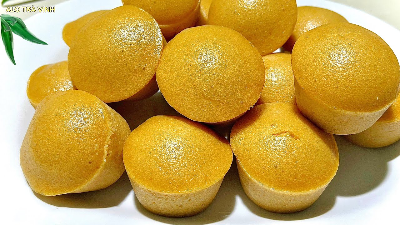 1 Bước Ủ Bột‼️ Nhanh Tiện BÁNH BÒ XỐP Thốt Nốt Bông Mềm Béo Ngon- Steamed Palm Cake