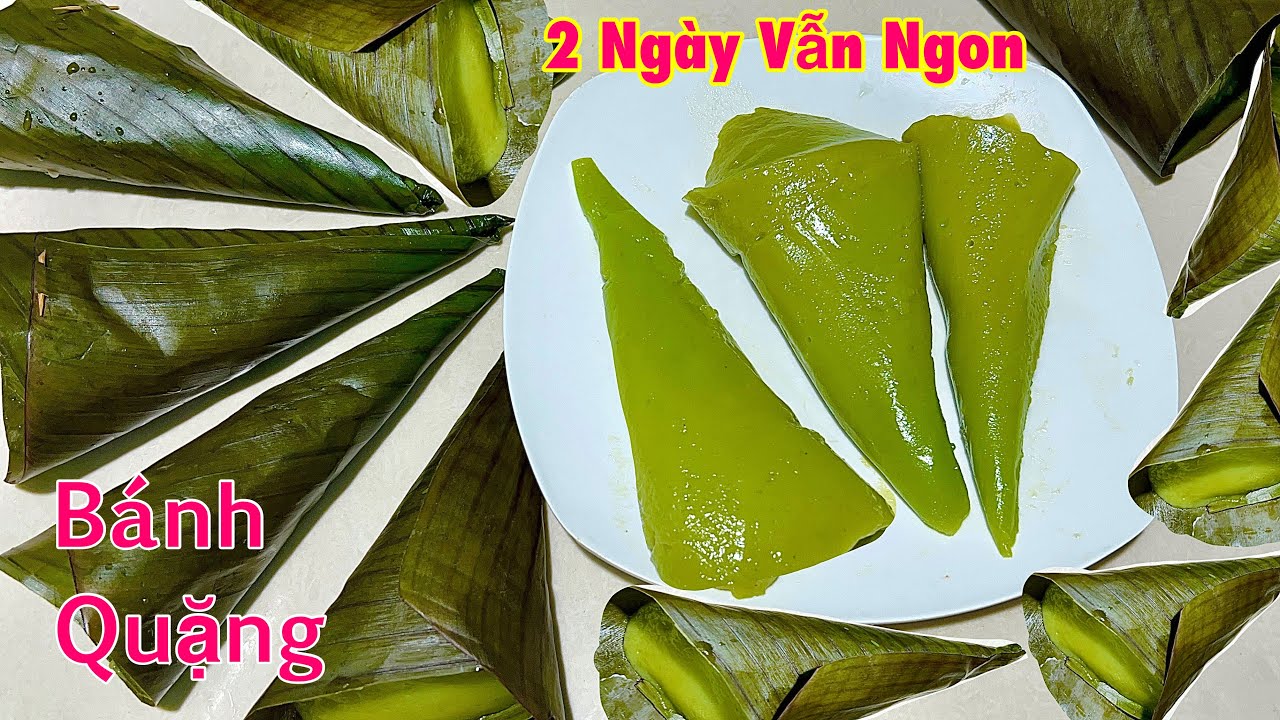 Có LÁ DỨA Làm Món Bánh Quê Này Mềm Dẻo Béo Ngon, ăn là thích- Steamed pandan leaf cake