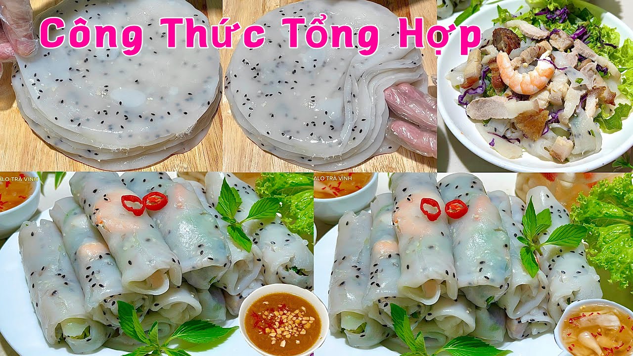 CÁCH ĐẶC BIỆT Pha Bột Chung các loại Bánh Cuốn, Bánh Ướt, Bánh Phở, Bánh Tráng Mè- Special roll cake