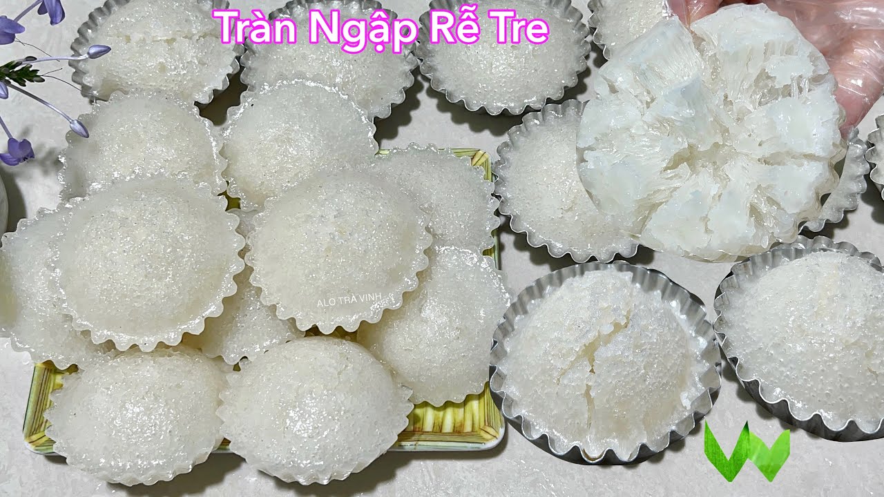 Cách làm BÁNH BÒ Rễ Tre Mềm Xốp Ngon Với Cơm Rượu Kiểu Truyền Thống - Steamed  rice cake