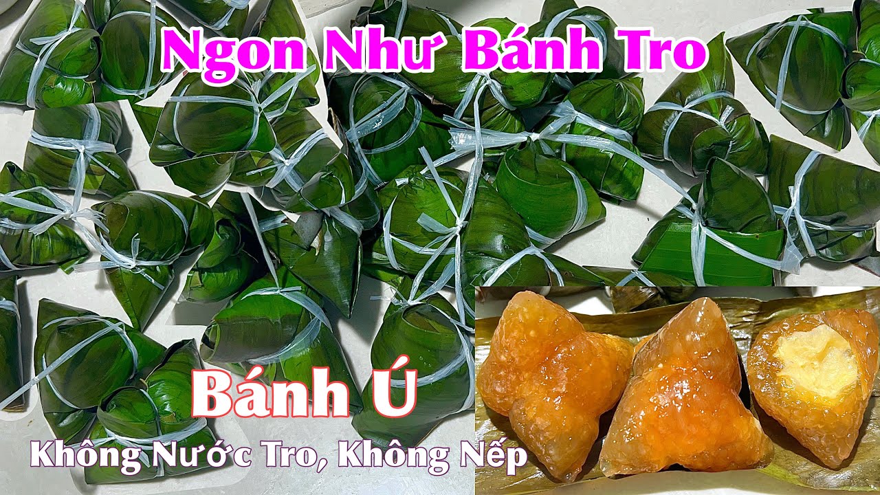 BÁNH Ú kiểu mới, tốn có 30 Phút mà ngon như Bánh Ú Nước Tro - Palm sago cake