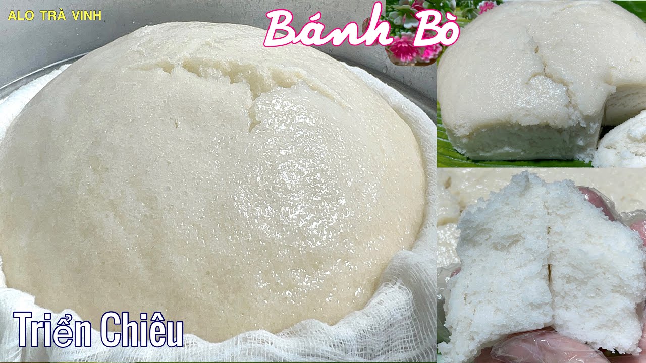 Tìm được bí quyết để BÁNH BÒ XỐP Ngày Xưa Nhanh Dễ Cực Ngon - Steamed rice cake