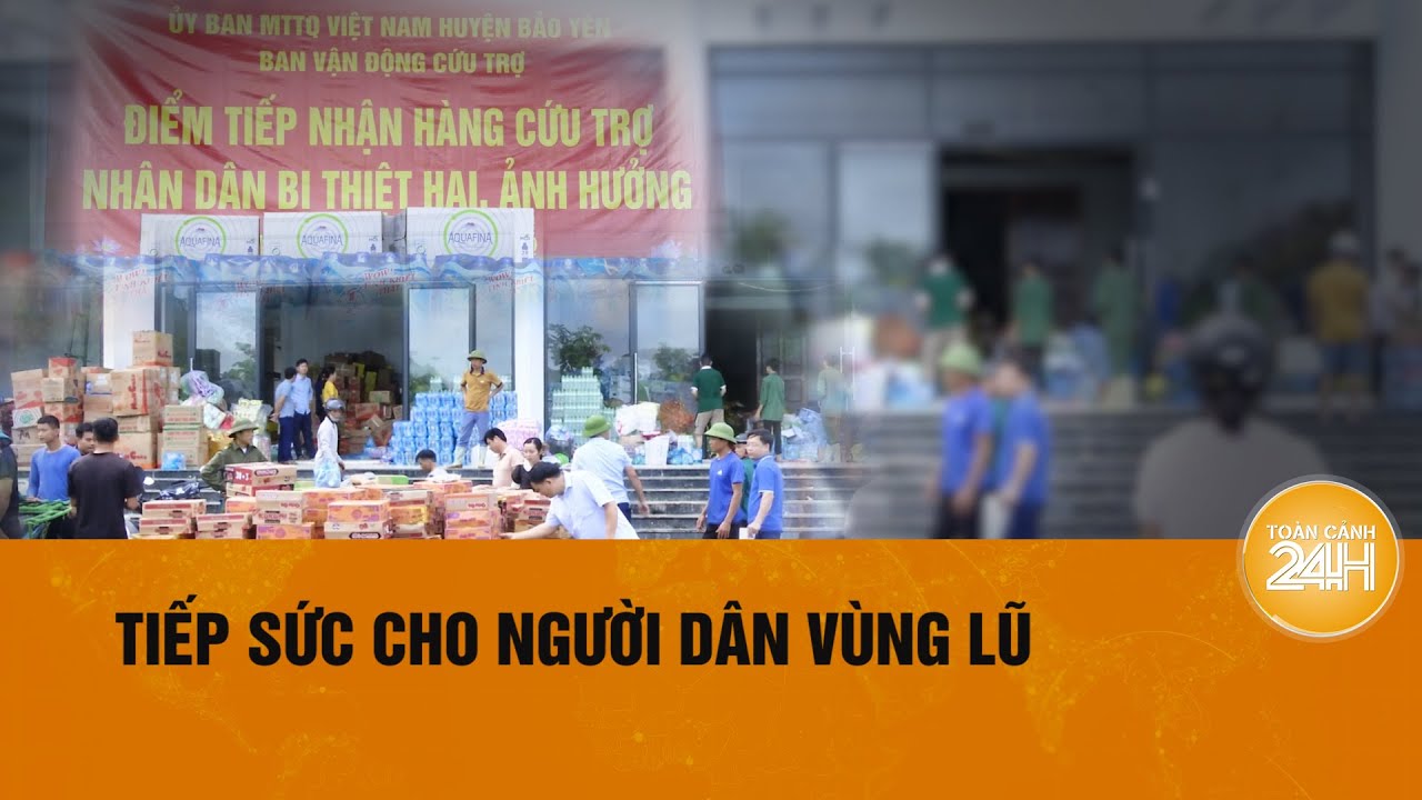 Nỗ lực cứu trợ người dân vùng lũ| Toàn cảnh 24h