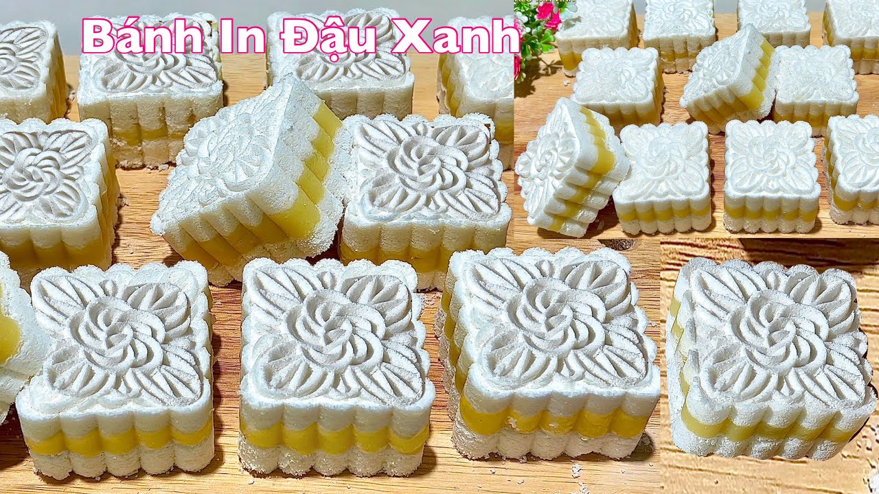 Kinh Nghiệm làm Bánh In Đậu Xanh Mềm Dẻo Béo Ngon, Ăn Là Ghiền- Mung bean sticky rice cake