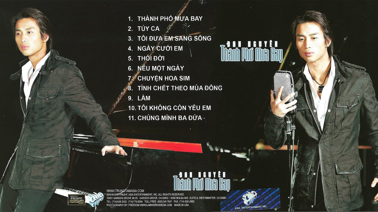 CD THÀNH PHỐ MƯA BAY - ALBUM ĐAN NGUYÊN | Tuyệt Phẩm Bolero Chất Lượng Cao Siêu Hay