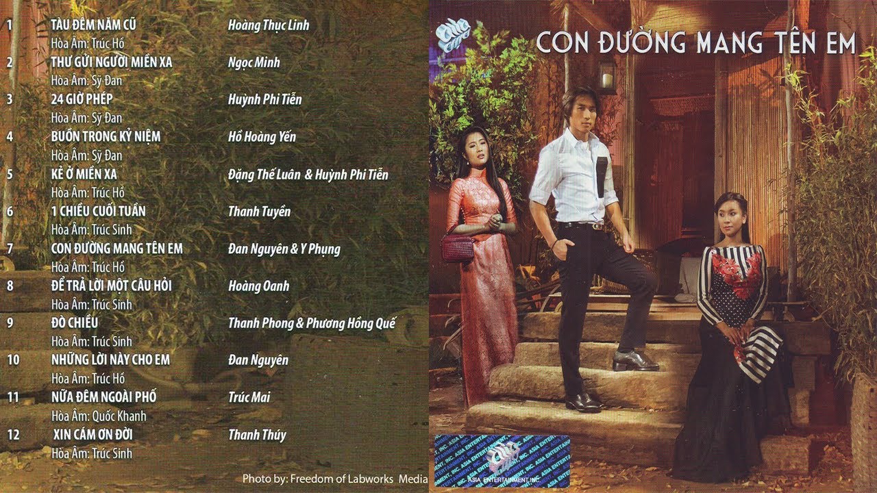 Asia CD 353 - Con Đường Mang Tên Em | Nhiều Ca Sĩ | Album Nhạc Vàng Xưa Hải Ngoại Bất Hủ