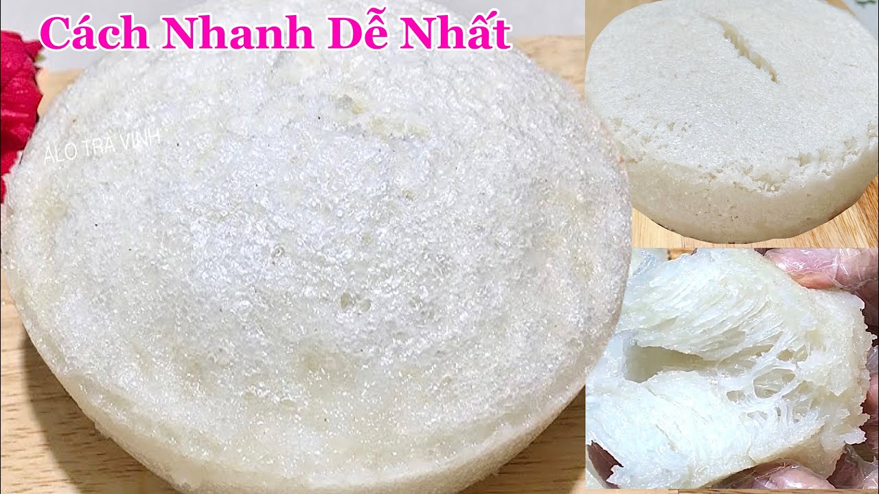 Chỉ 1 Lần Ủ Bột Duy Nhất, Từ Nay Thèm Bánh Bò Không Cần Mua Nữa ! Steamed rice cake