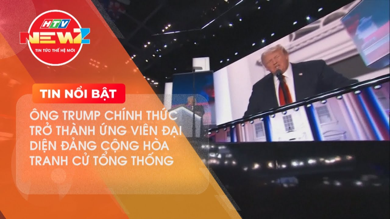 ÔNG TRUMP CHÍNH THỨC TRỞ THÀNH ỨNG VIÊN ĐẠI DIỆN ĐẢNG CỘNG HÒA TRANH CỬ TỔNG THỐNG