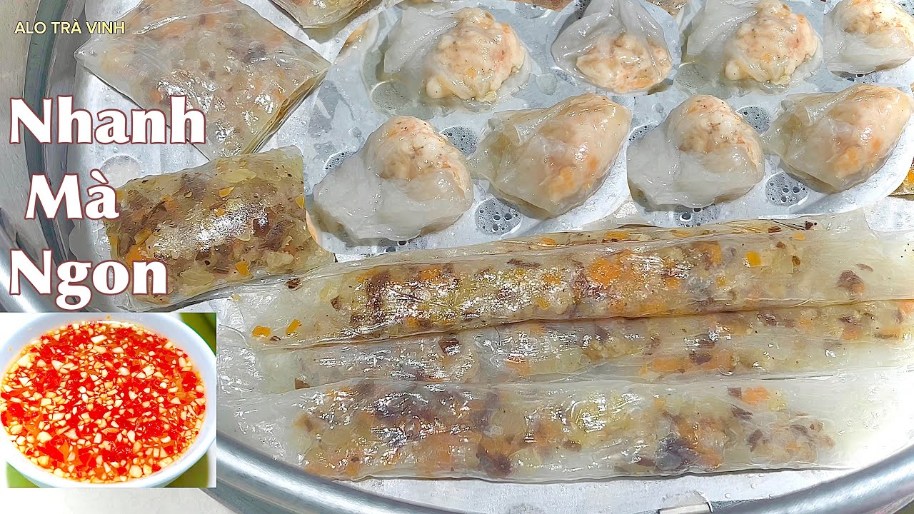 Làm Bánh Cuốn- Bánh Ướt- Há Cảo Từ Bánh Tráng Mà Ngon Như Dùng Bột