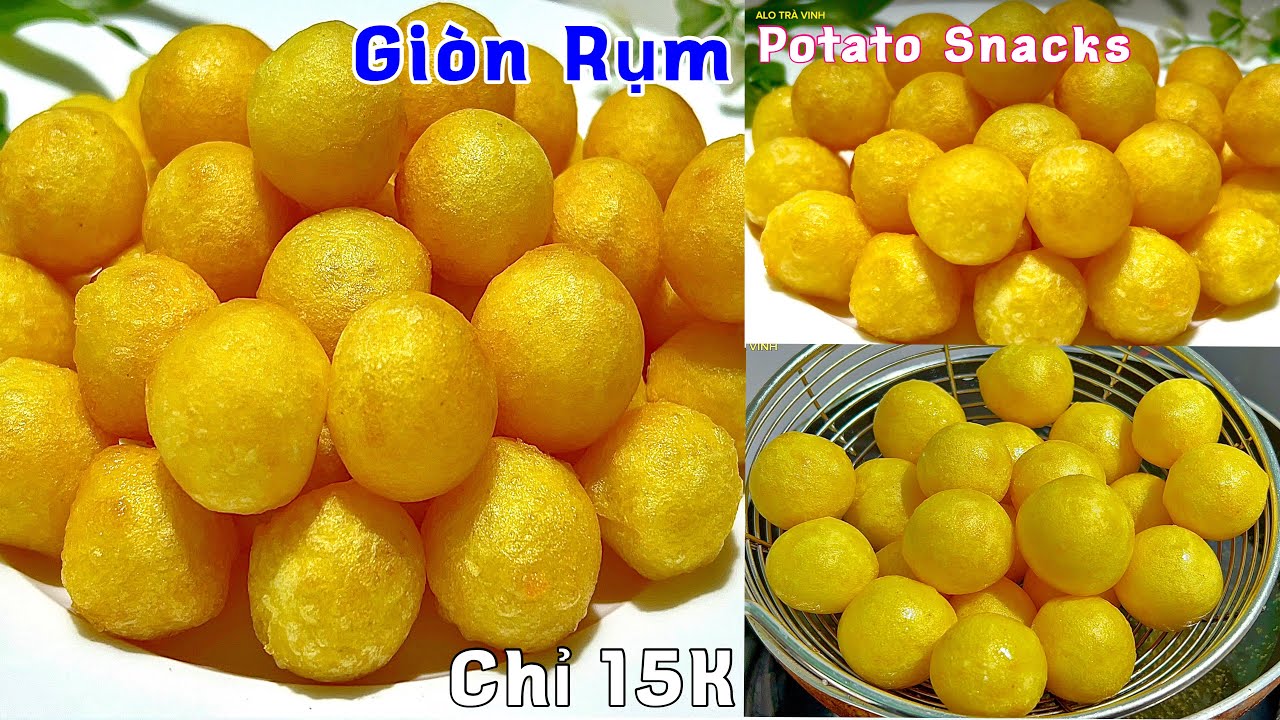 Từ Nay Có Khoai Tây Hãy Làm Cách Này Ngon Bổ Rẻ Ai Cũng Mê - Snack potatoes