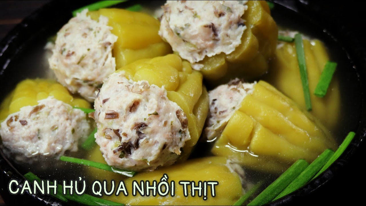 Canh Hủ Qua Nhồi Thịt - Món Canh Cho Ngày Nắng Nóng - 苦瓜湯。