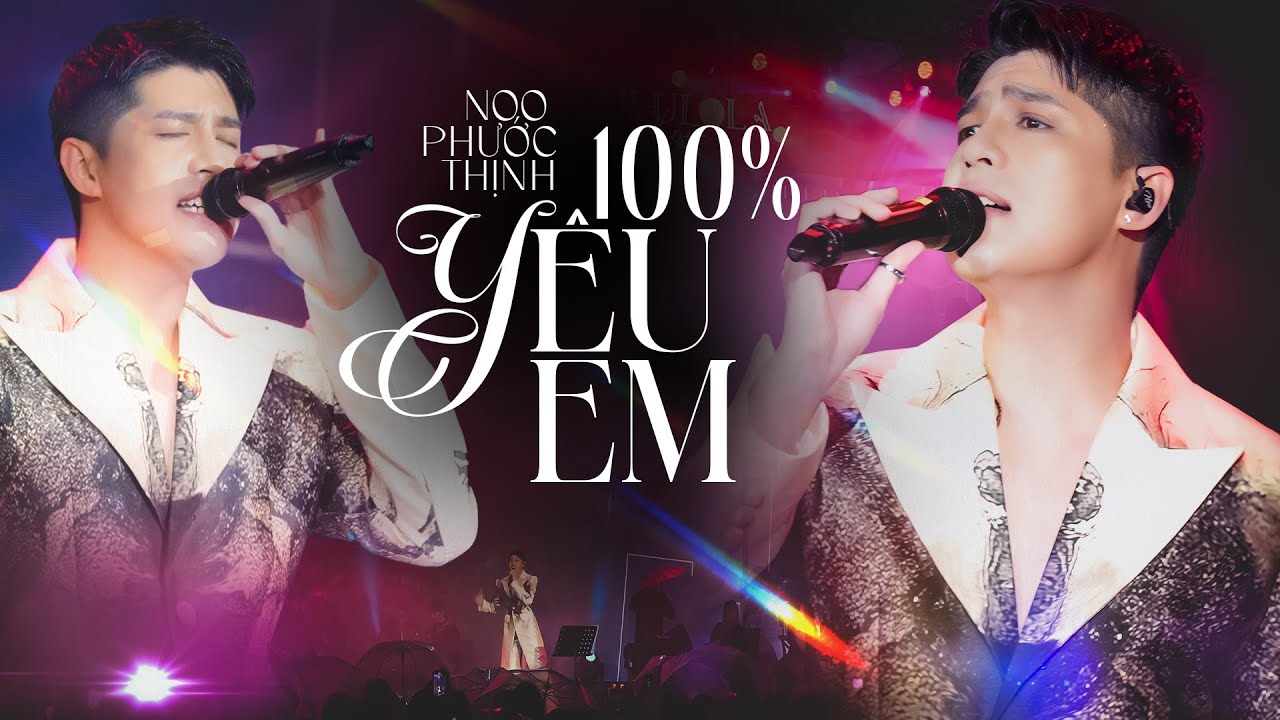 100% YÊU EM - NOO PHƯỚC THỊNH live at #Lululola