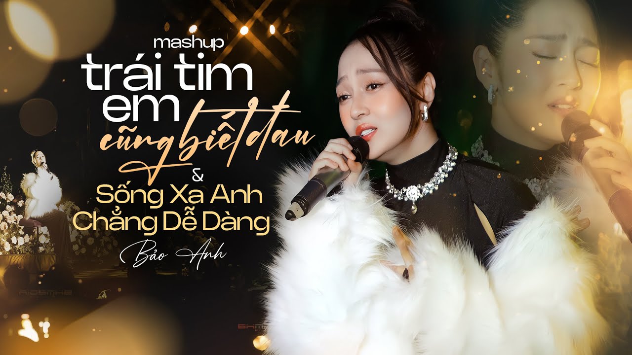 MASHUP TRÁI TIM EM CŨNG BIẾT ĐAU, SỐNG XA ANH CHẲNG DỄ DÀNG - BẢO ANH live at #Lululola