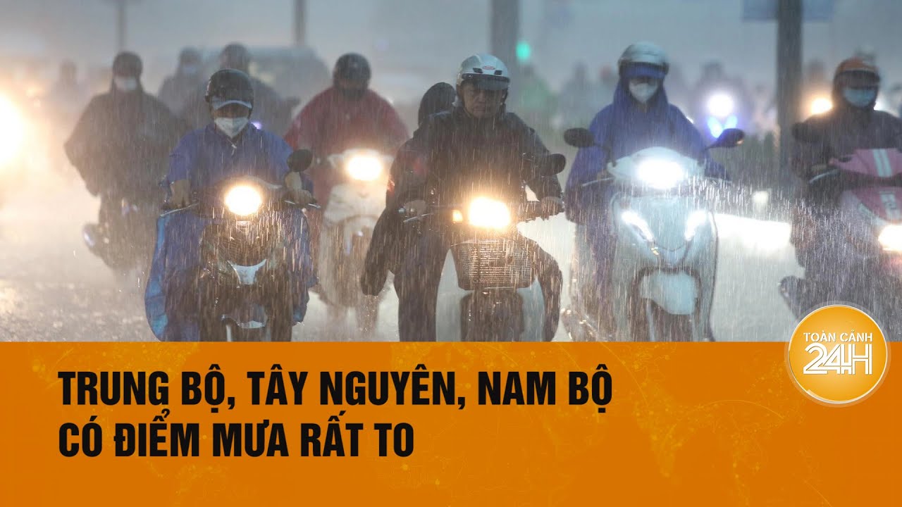 Thời tiết hôm nay 01/09: Trung Bộ, Tây Nguyên, Nam Bộ nhiều điểm mưa lớn| Toàn cảnh 24h