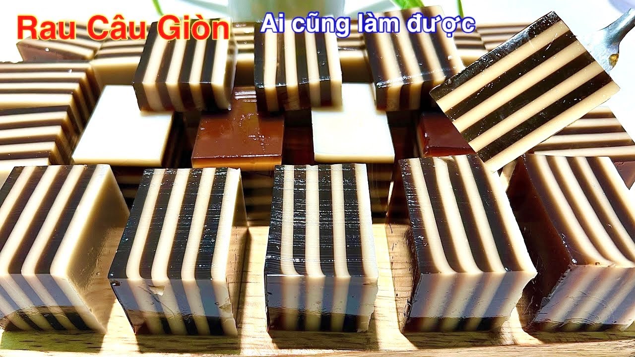 Cách đỗ Rau Câu Cà Phê Sữa giòn ngon thơm béo không tách lớp, để được lâu- Milk Coffee Agar