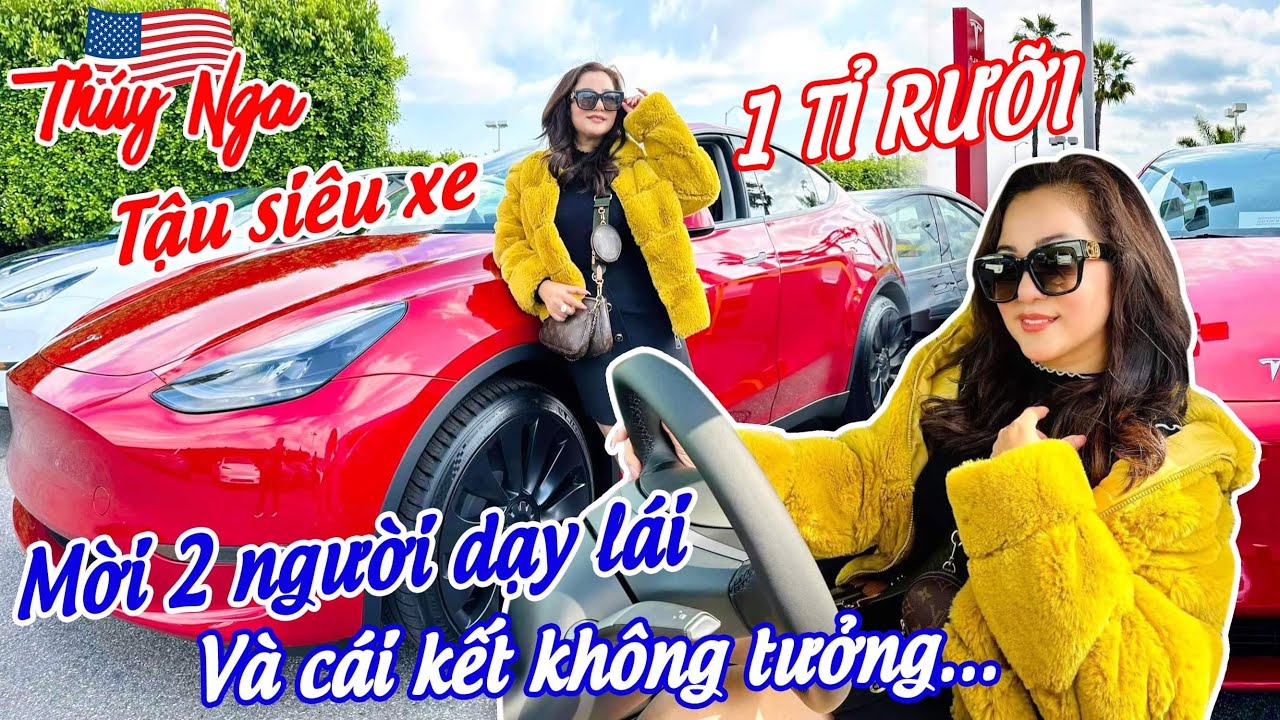 Thuý Nga tậu Siêu xe 1 tỷ rưỡi mời 2 người dạy lái và cái kết không tưởng…