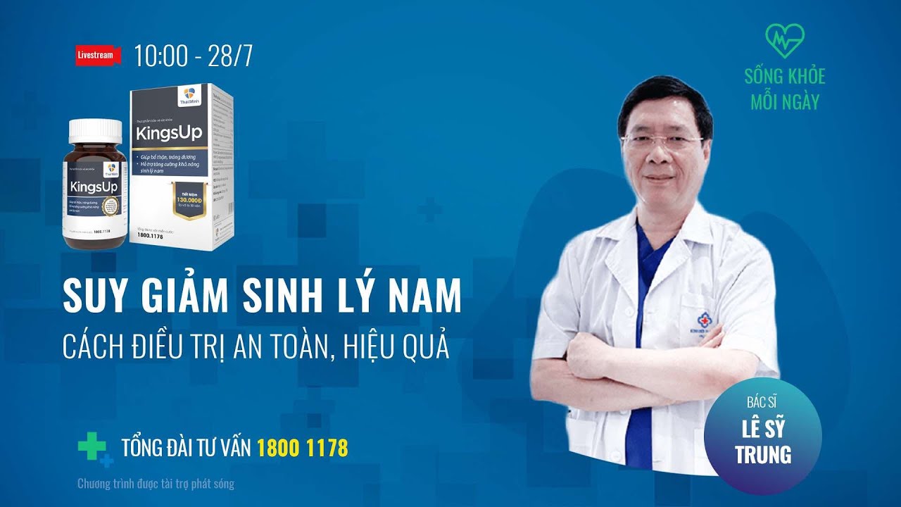 [Sống khoẻ mỗi ngày] Suy giảm sinh lý nam - cách điều trị an toàn | Toàn cảnh 24h