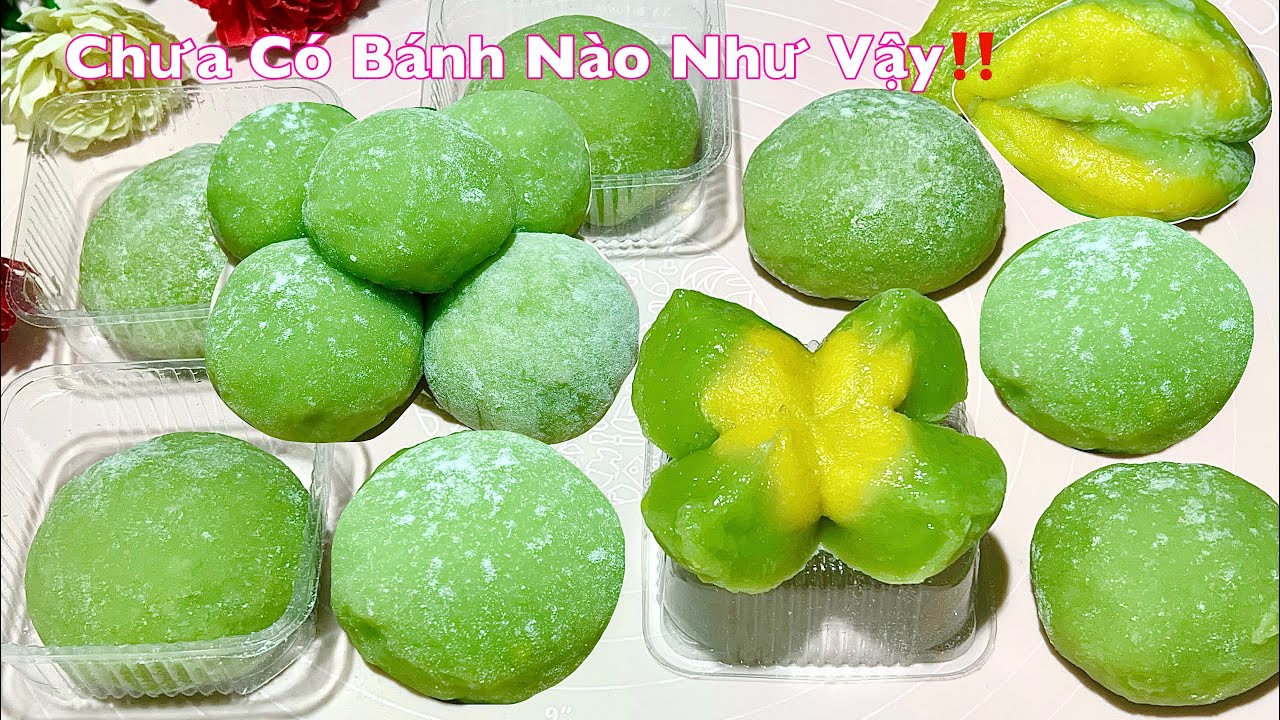 Làm Món Bánh Mà Dễ Ụi Nắn Bánh Xong Là Ăn Được Liền‼️ Chewy Mung Bean Cake