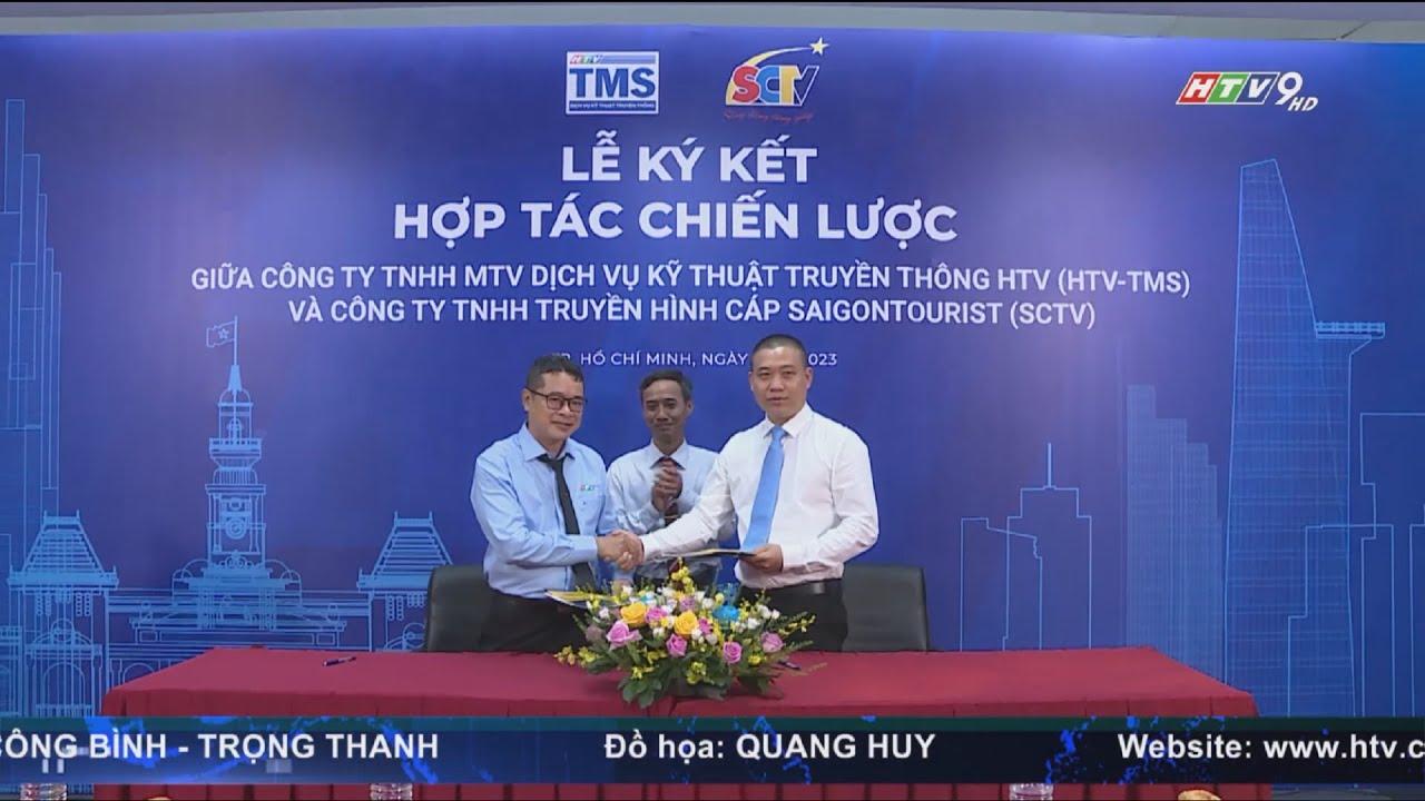 LỄ KÝ KẾT HỢP TÁC CHIẾN LƯỢC GIỮA HTV-TMS VÀ SCTV