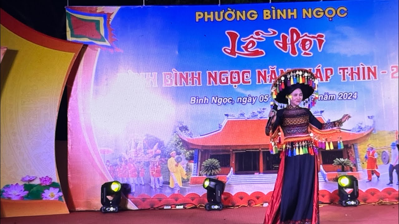 LỄ HỘI ĐÌNH BÌNH NGỌC A PÁO HÁT TẶNG BÀ CON LỄ HỘI ĐÌNH BÌNH NGỌC MÓNG CÁI QUẢNG NINH