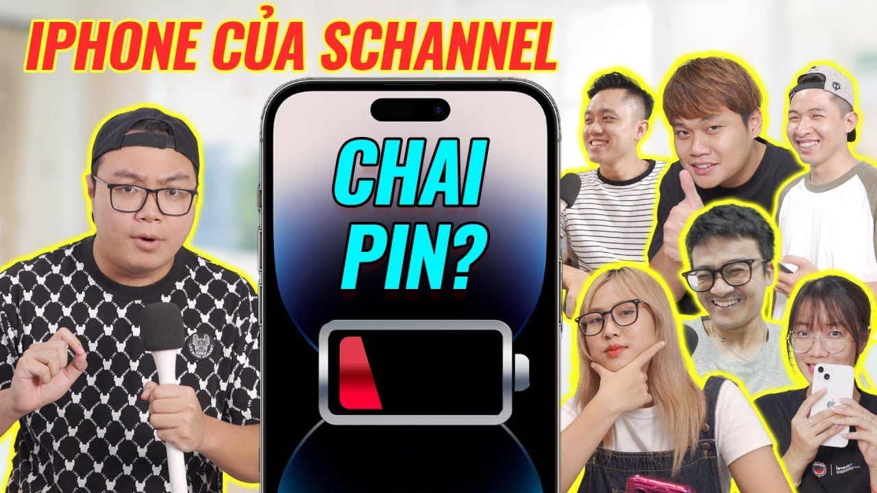 iPHONE CỦA CÁC THÀNH VIÊN SCHANNEL ĐÃ CHAI BAO NHIÊU % ???