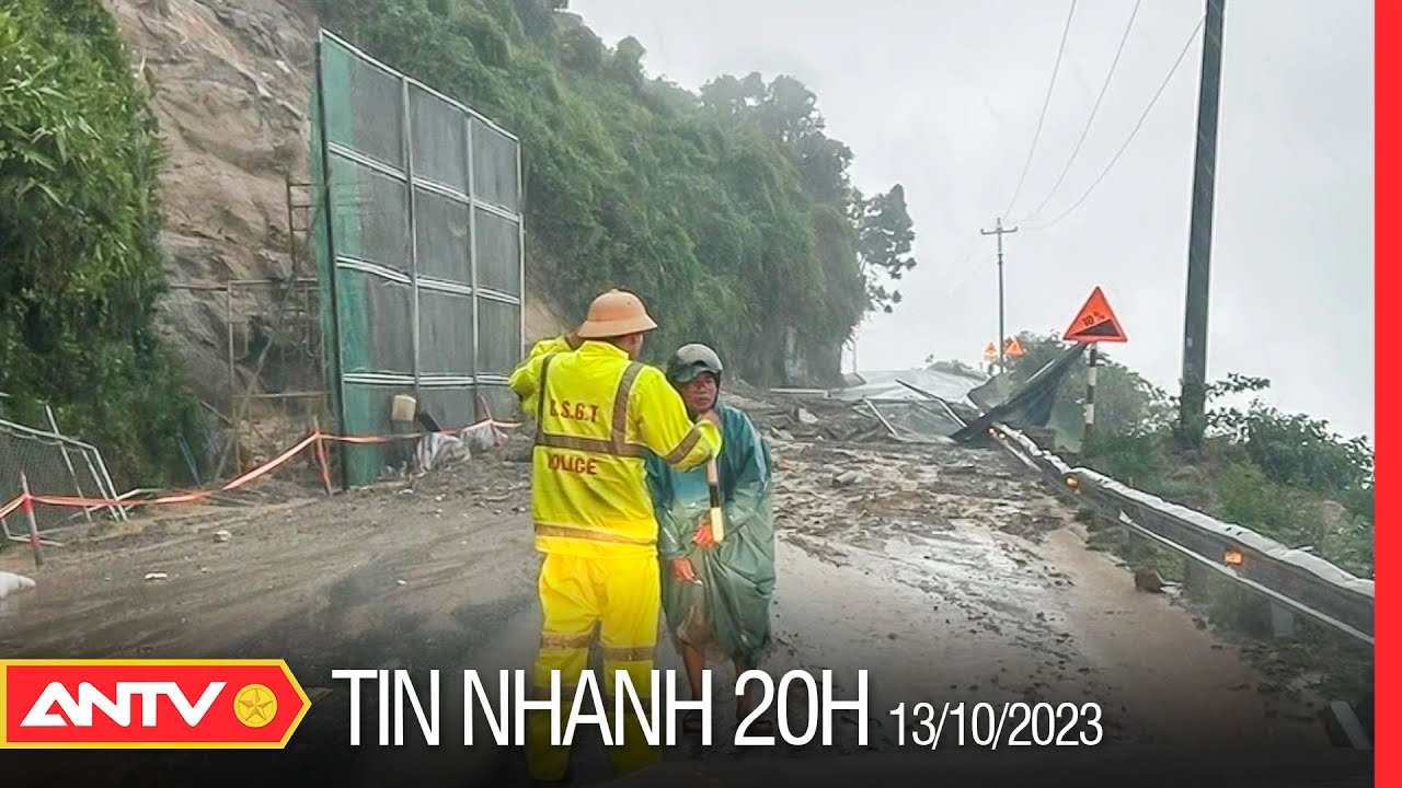 Tin nhanh 20h ngày 13/10: Tạm ngừng xe lưu thông trên đèo Hải Vân do sạt lở đất đá | ANTV