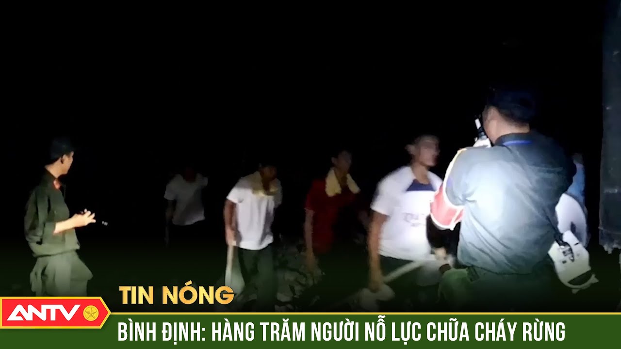 Bình Định: Hàng trăm người nỗ lực chữa cháy rừng | ANTV