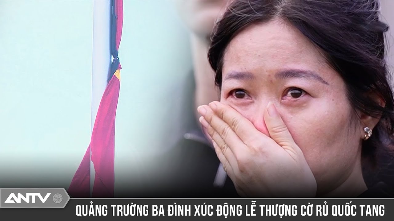 Lễ thượng cờ theo nghi thức Quốc tang ở Quảng trường Ba Đình | ANTV