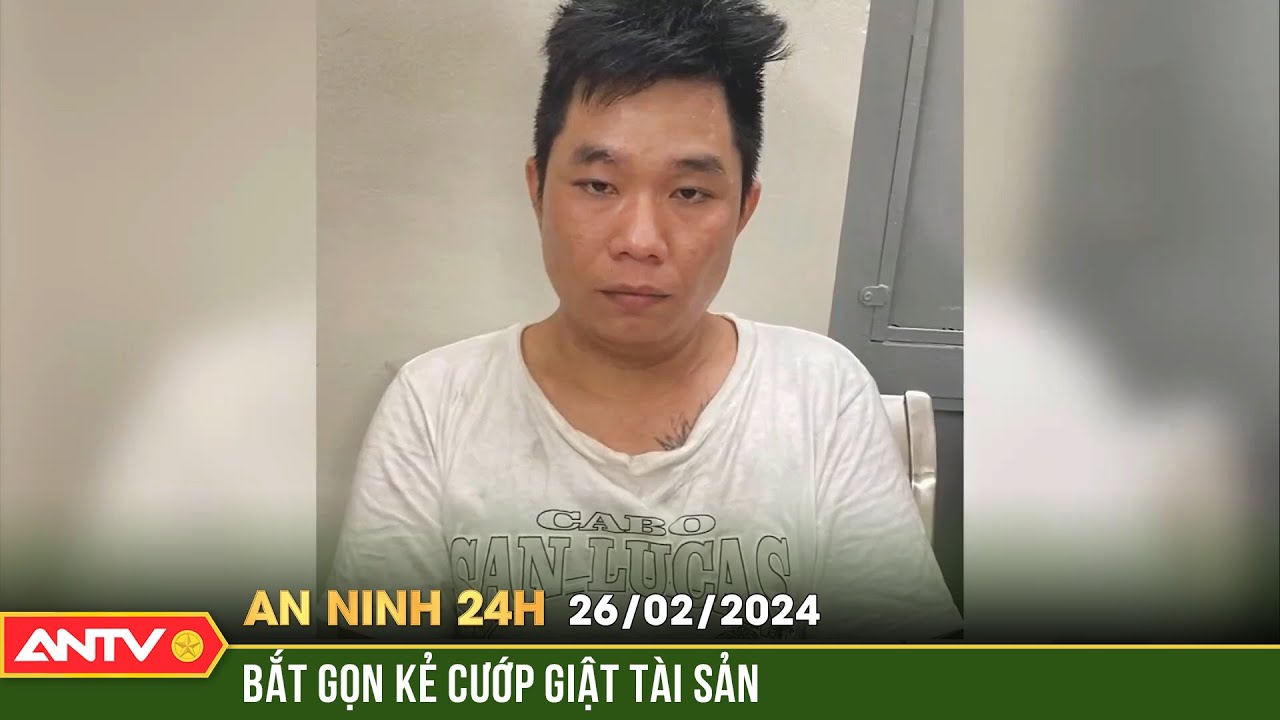 An ninh 24h ngày 26/2: Cán bộ Công an TP.HCM truy đuổi bắt gọn kẻ cướp giật tài sản | ANTV