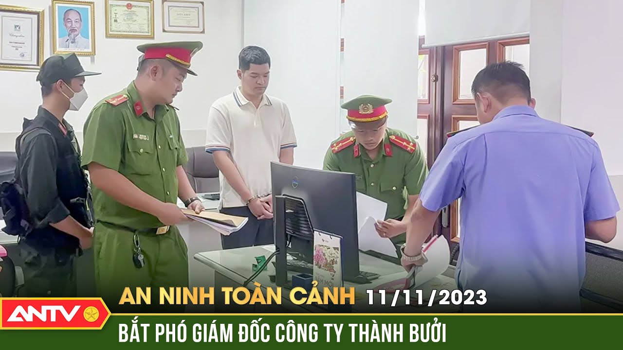 An ninh toàn cảnh ngày 11/11: Bắt tạm giam Phó Giám đốc Công ty TNHH Thành Bưởi | ANTV