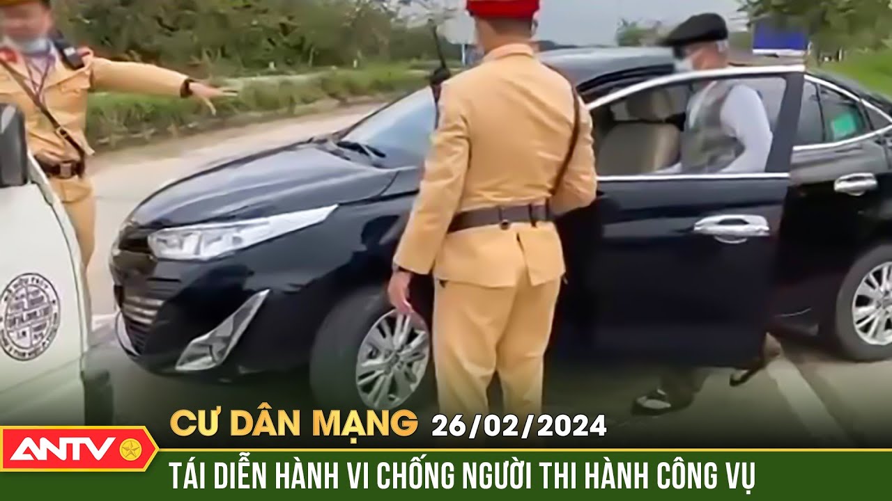 Tài xế xe khách đánh võng rồi tông ô tô tuần tra của CSGT khiến người dân ám ảnh | Cư dân mạng |ANTV