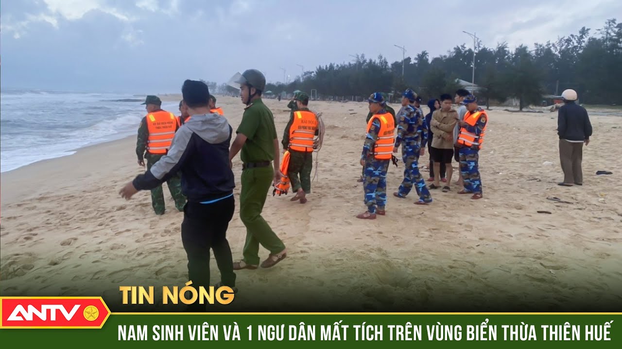 Nỗ lực tìm kiếm 2 người mất tích trên vùng biển ở tỉnh Thừa Thiên-Huế | Tin tức 24h mới nhất | ANTV