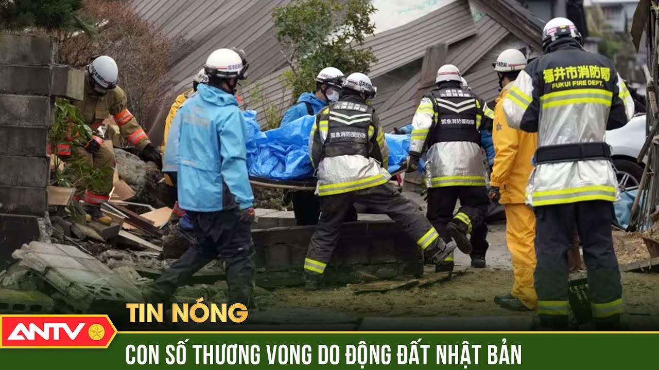 Động đất tại Nhật Bản: Số người thiệt mạng tăng lên ít nhất 57 người | Thời sự quốc tế |ANTV