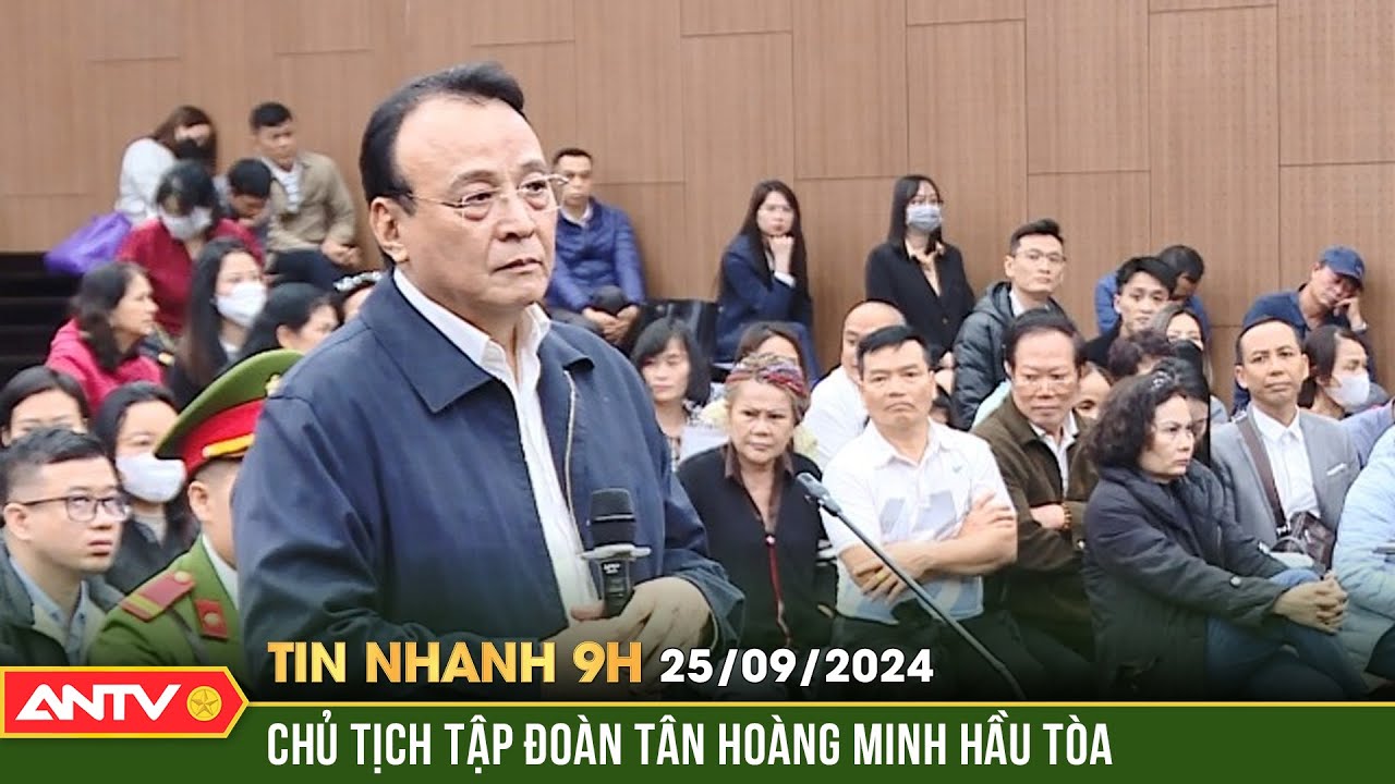 Chủ tịch tập đoàn Tân Hoàng Minh Đỗ Anh Dũng hầu tòa phúc thẩm | Tin nhanh 9h ngày 25/9 | ANTV