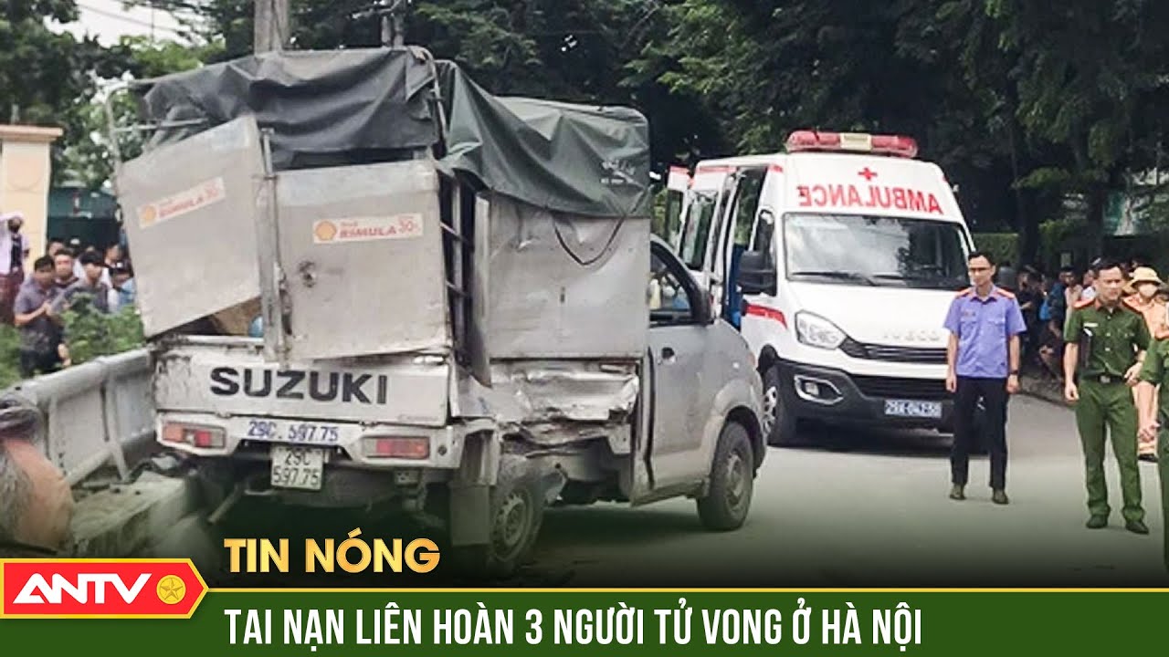 Tai nạn với xe tải, 3 người đi trên 1 xe máy tử vong | ANTV