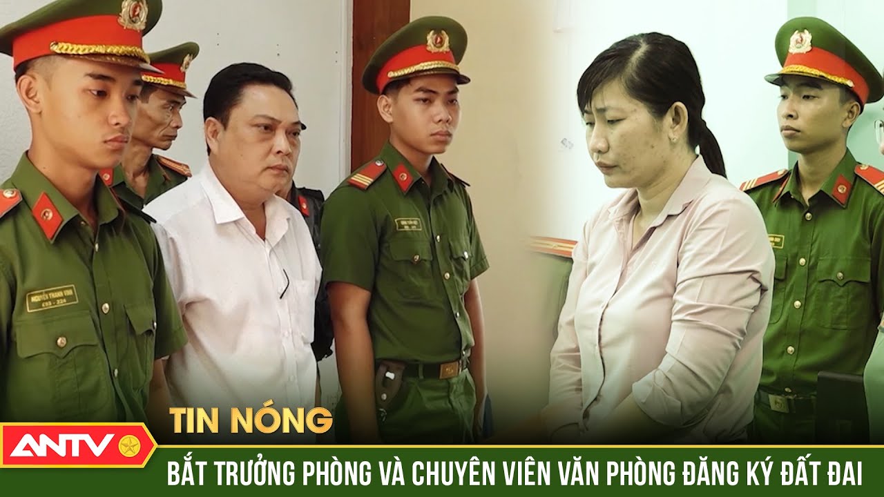 Bắt tạm giam Trưởng phòng và chuyên viên Văn phòng đăng ký đất đai Hậu Giang | ANTV