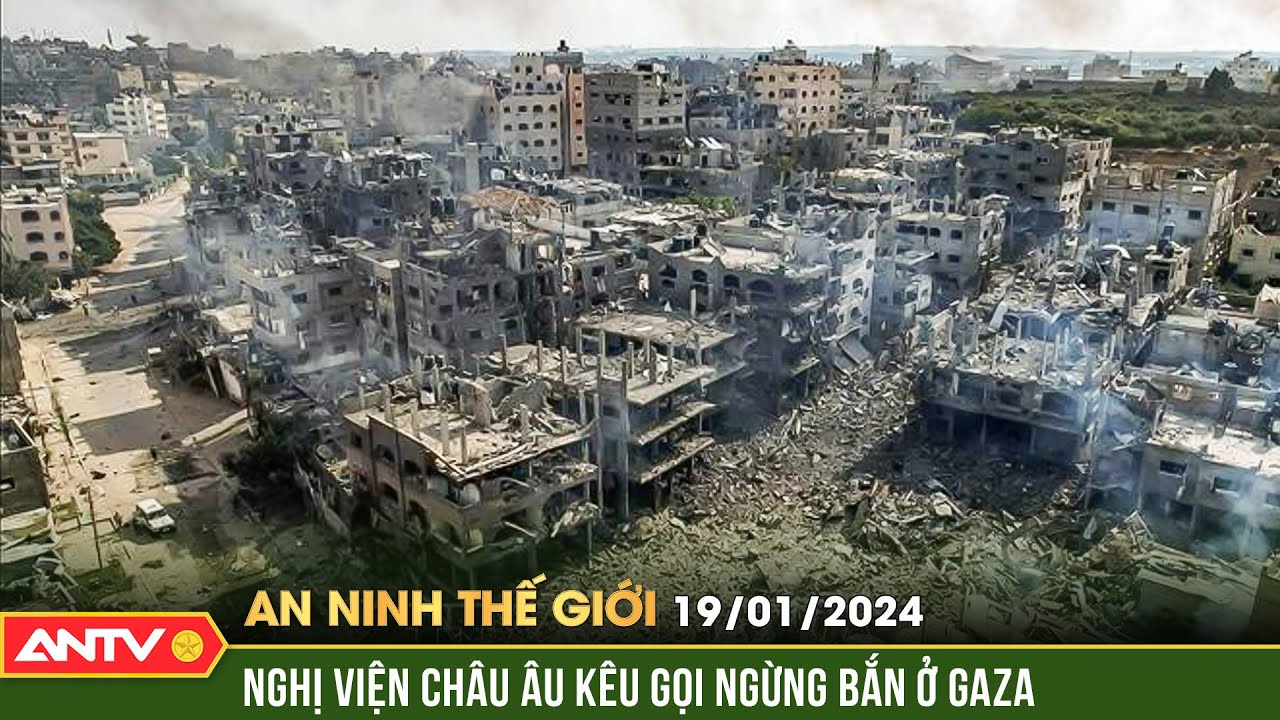 An ninh Thế giới ngày 19/1: Nghị viện châu  u ra nghị quyết kêu gọi ngừng bắn vĩnh viễn tại Gaza