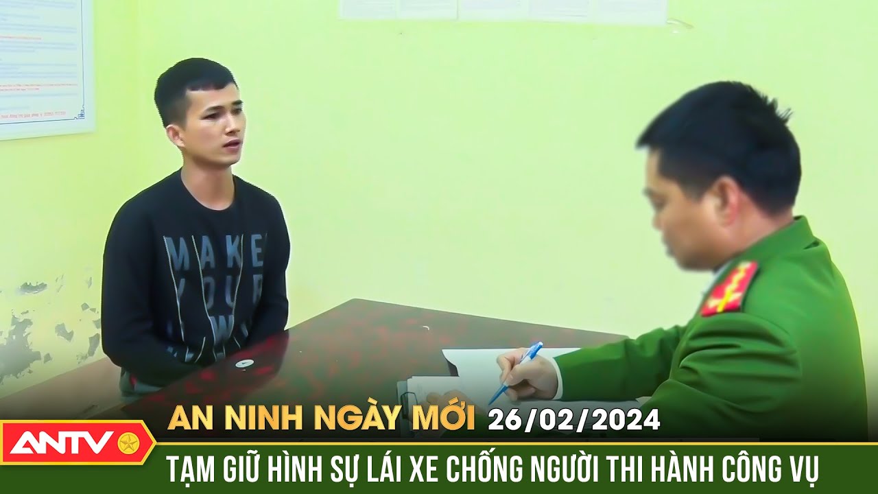 An ninh ngày mới 26/2: Lao xe làm cảnh sát chấn động não, tài xế dương tính với ma tuý bị tạm giữ