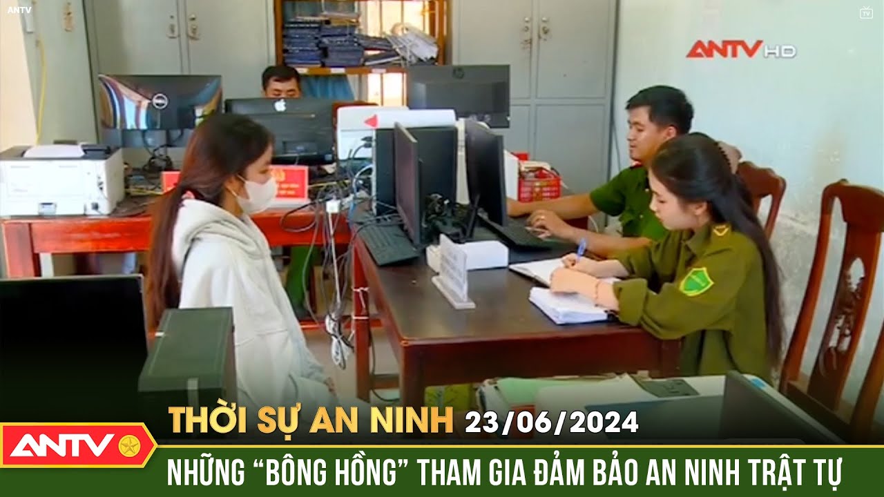 Thời sự an ninh ngày 23/4: Những "Bông hồng" tham gia bảo đảm an ninh trật tự | ANTV