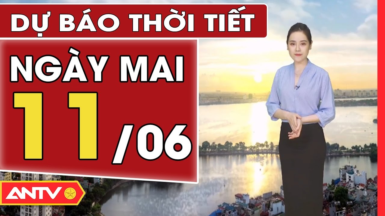 Dự báo thời tiết ngày mai 11/6: Bắc Bộ nắng nóng, chiều tối mưa dông | ANTV