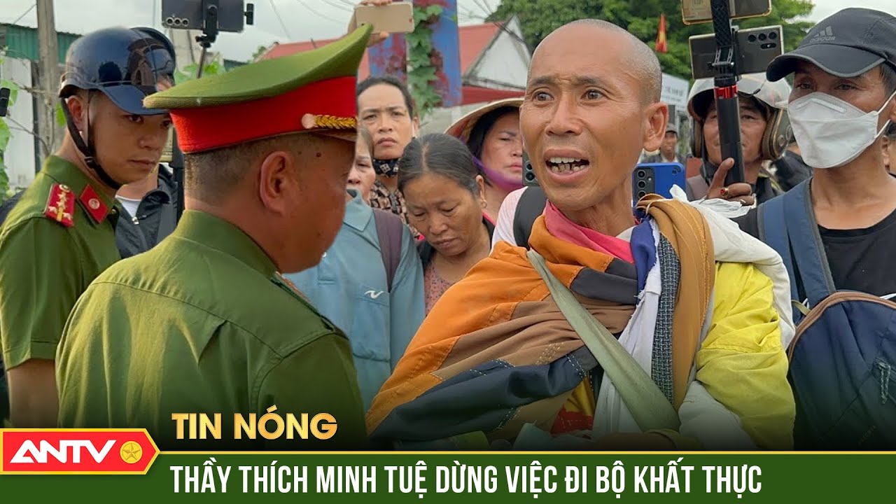 Ông Thích Minh Tuệ 'dừng đi bộ khất thực' | ANTV