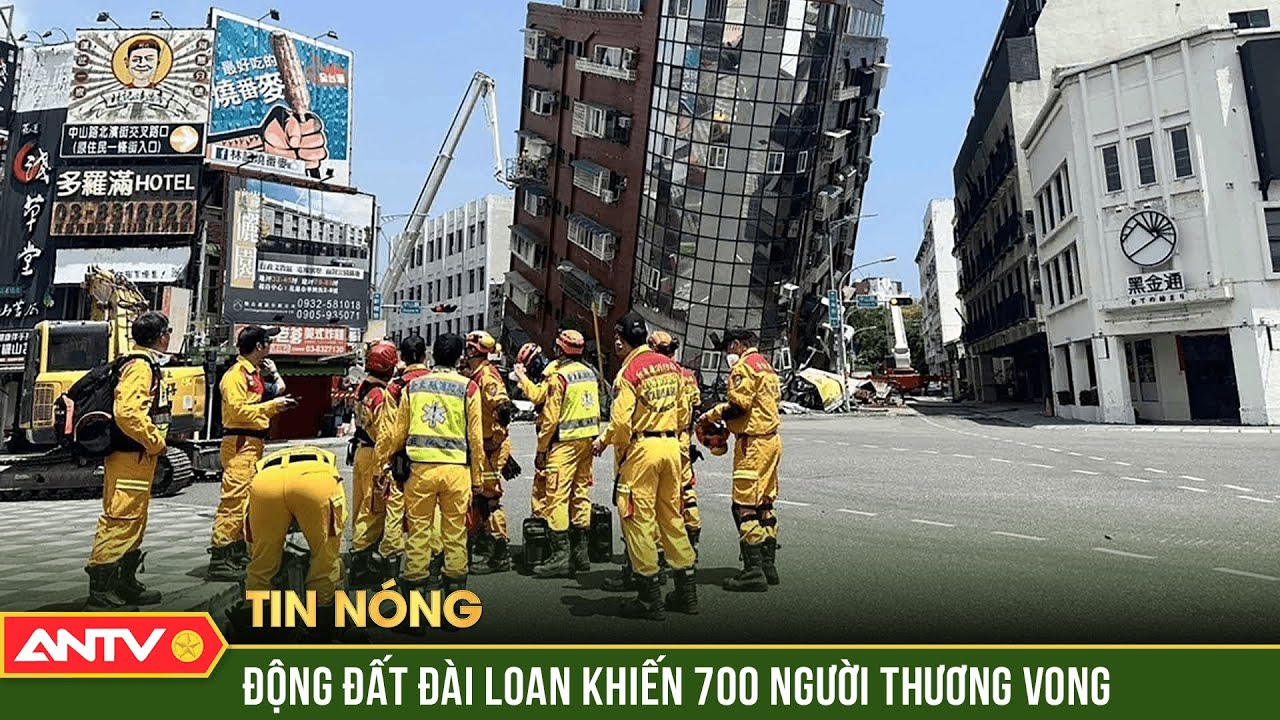 Hơn 700 người bị thương vì trận động đất ở Đài Loan (Trung Quốc) | ANTV