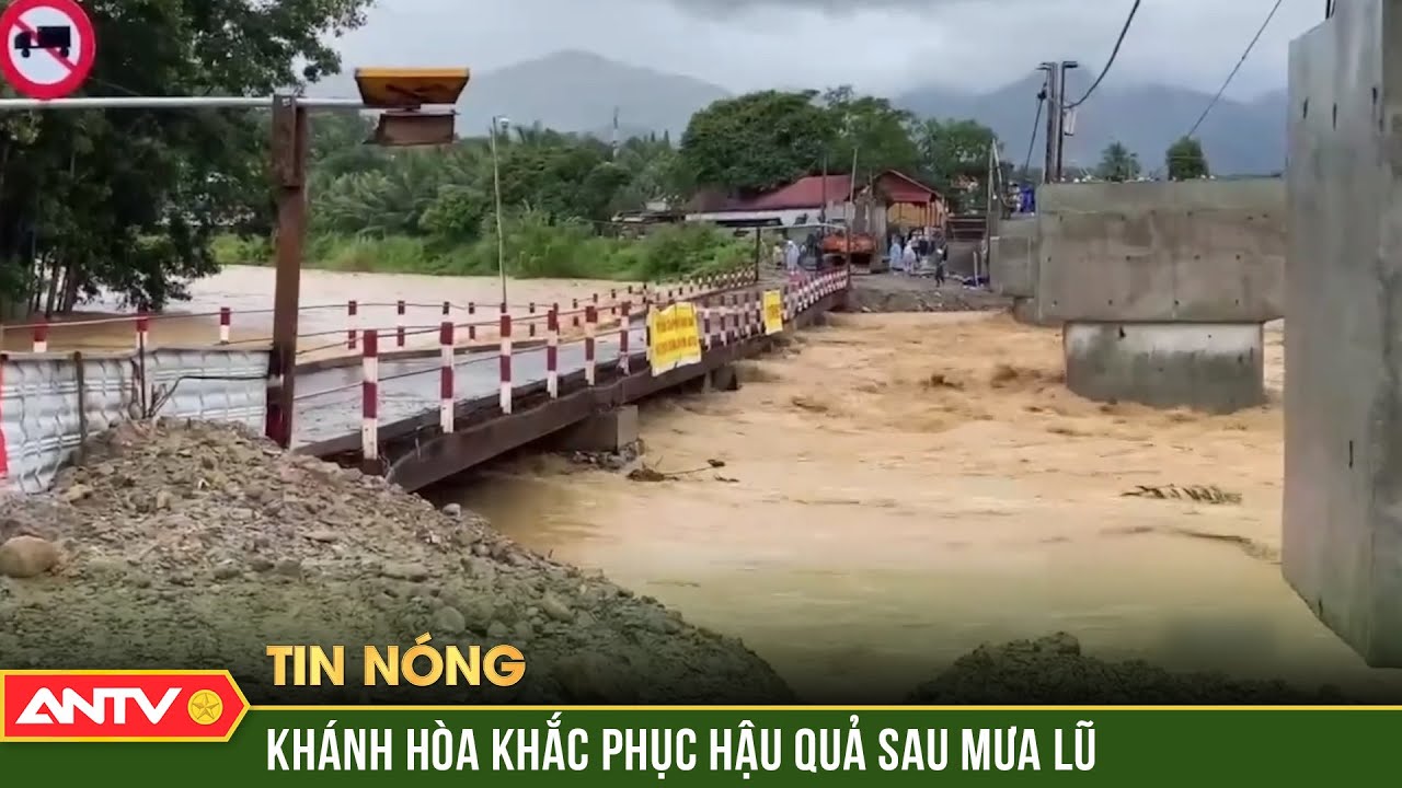 Ngập sau trong biển nước lũ mênh mông, Khánh Hòa “căng mình” khắc phục hậu quả | ANTV